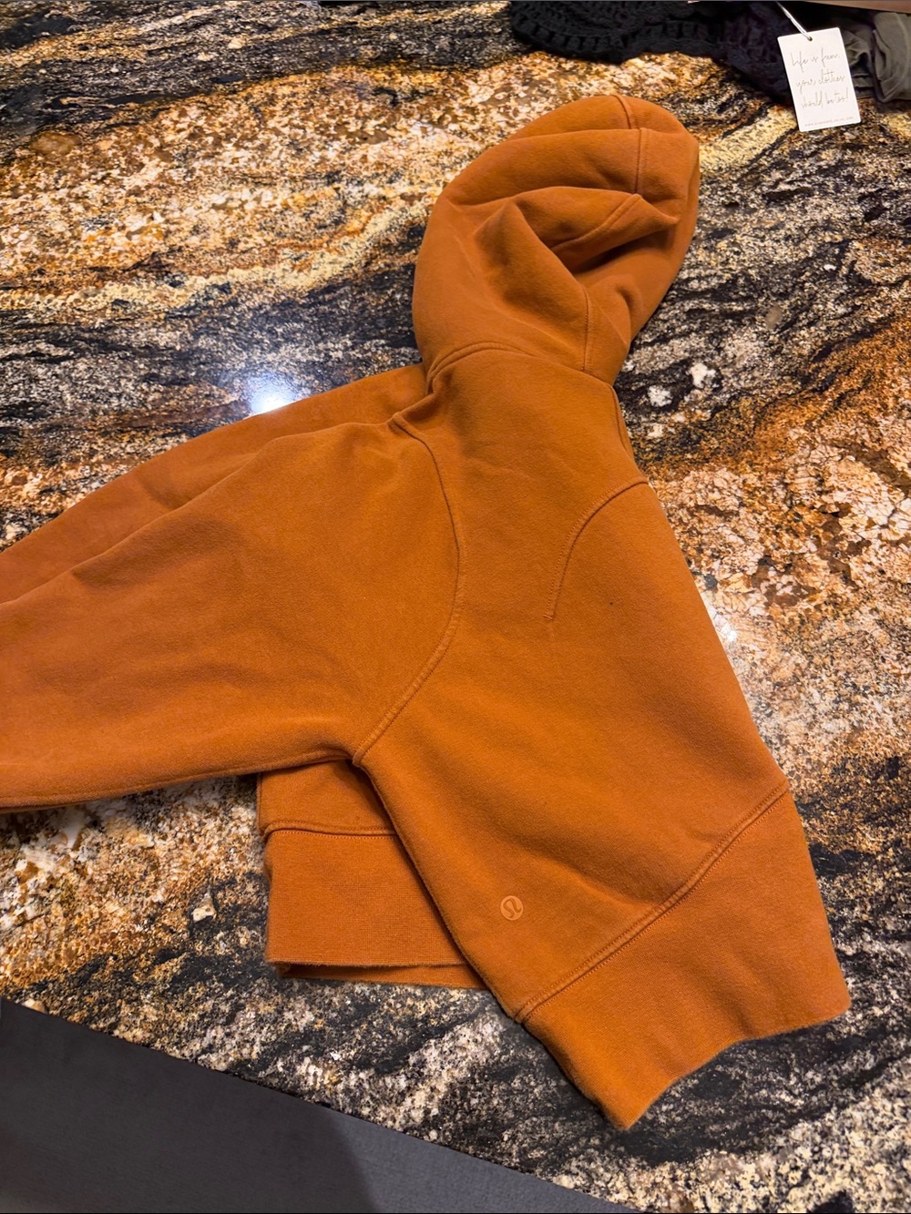lululemon athletica Rust Orange Hoodie
